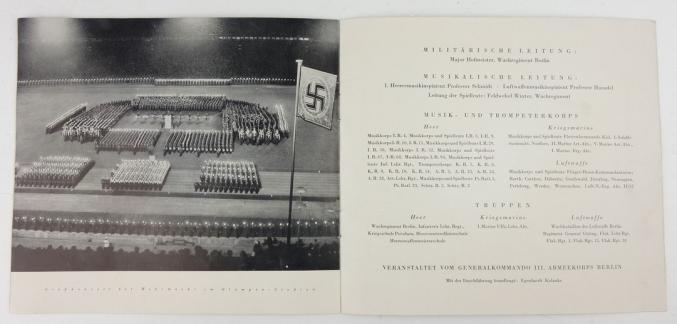 German WH Concert Programbook Olympic Stadium Berlin