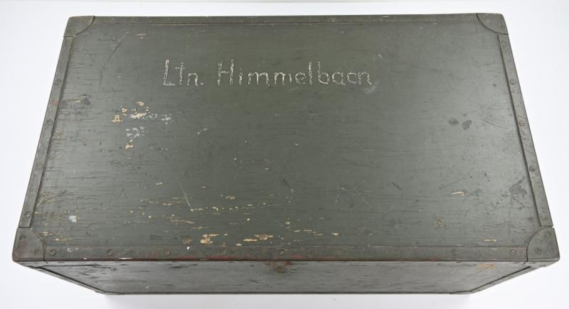 German WH Officer Clothing Case / Re-issued Luftschutz Gasmask Storage Box