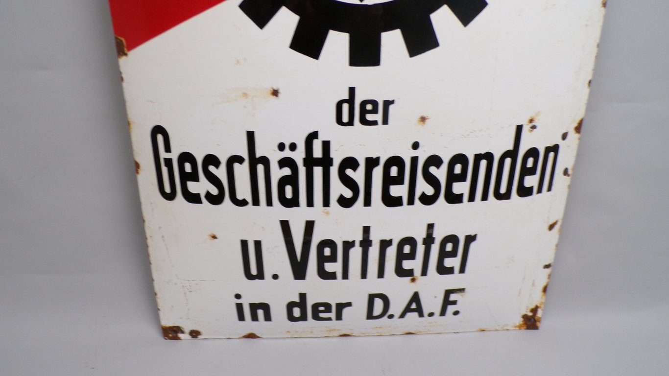 Deutsche Arbeits Front enamel sign