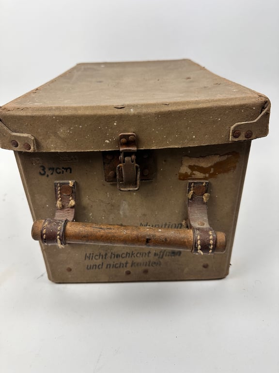 Late War Luftwaffe 3,7 cm Carton Ammunition Box