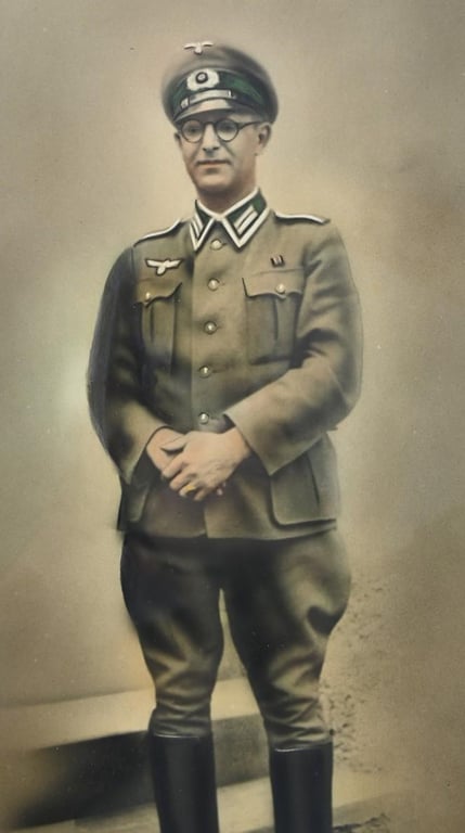 German WH NCO Portrait Picture Set