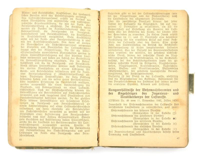 German LW Pocket Agenda 'Soldatenfreund 1942'