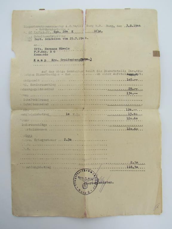 Field Post from Soldier to Family...dated 1945