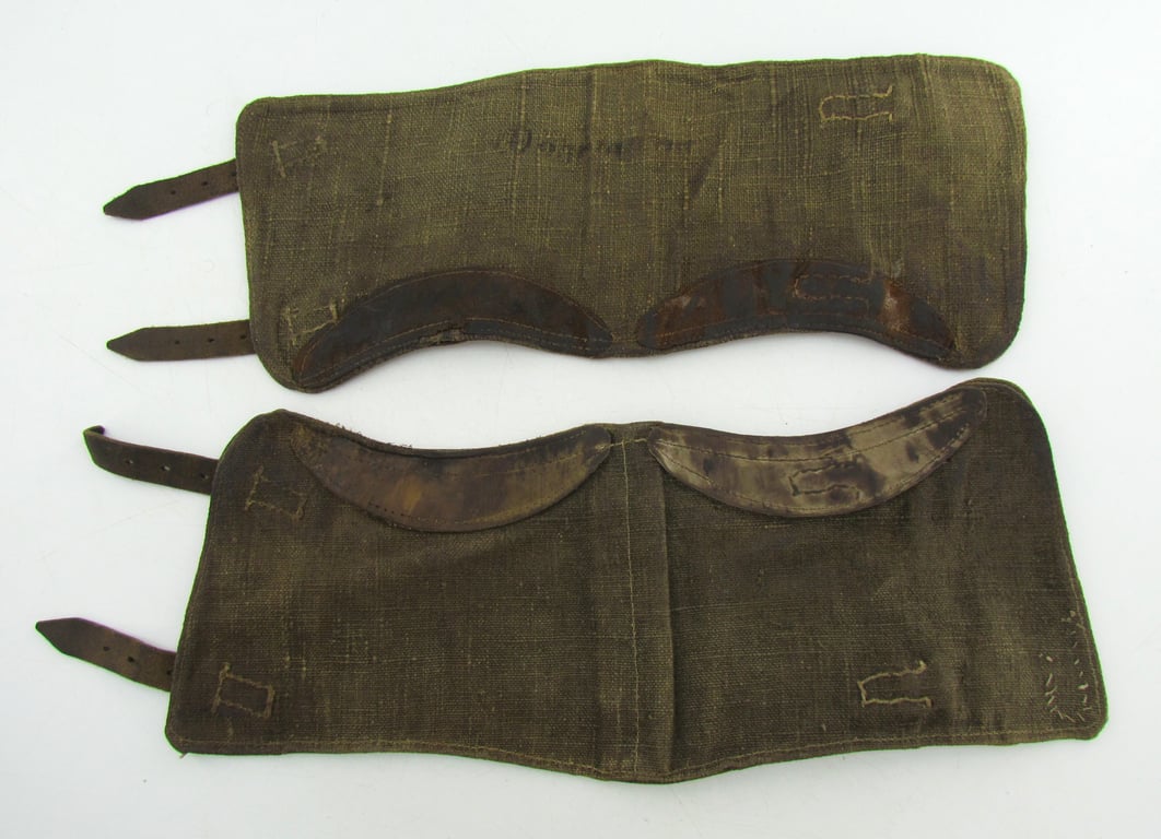 Pair of late war M37 pattern gaiters or Gamaschen