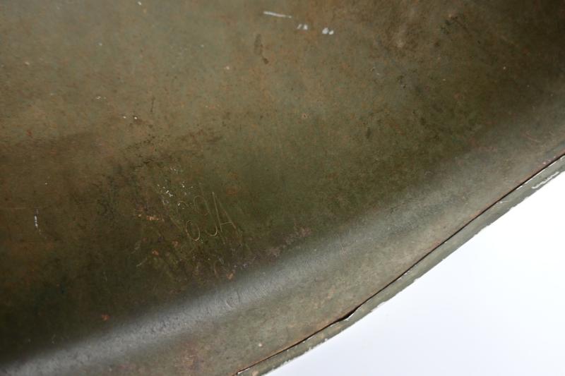 US WW2 M1 Swivel Bale Combat Helmet 'Schleuter'