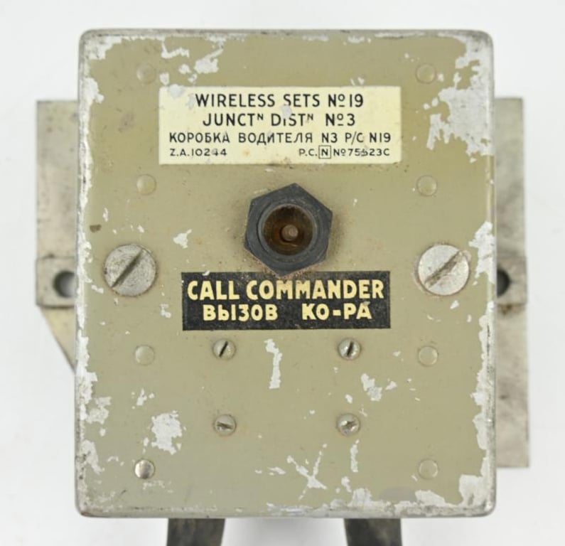 Canadian WW2 Wireless 19 Set Junction Box