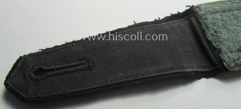 Single, Waffen-SS NCO-type shoulderstrap: 'SS-Unterscharführer' - 'Infanterie-Trpn.'