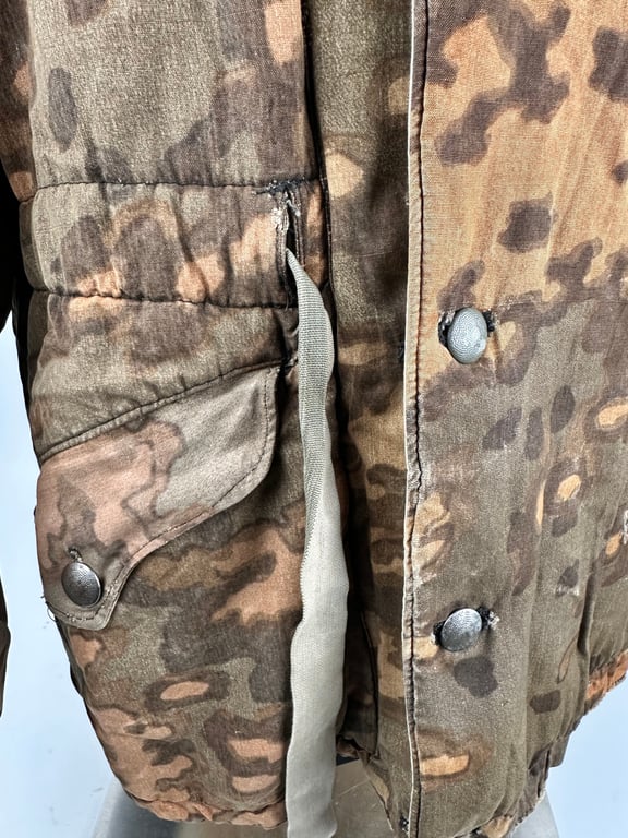 Waffen-SS reversible winter parka in oak leaf autumn pattern camouflage