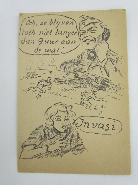 WW II, Satyre series, Vrieshol, 1945, Propaganda