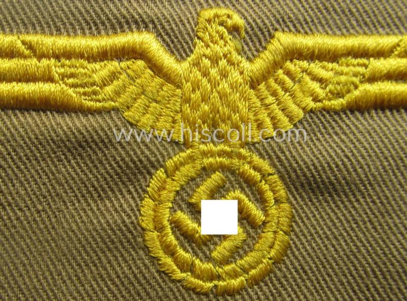 WH (Kriegsmarine) 'tropical-issue' (ie. DAK or: 'Deutsches Afrika Korps'-related-) breasteagle, as executed in machine-embroidered style and that comes in a 'virtually mint- ie. unissued', condition
