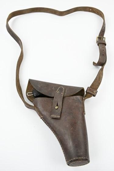 British WW2 Flare Pistol No.1 MK5 Flare Pistol with Leather Holster