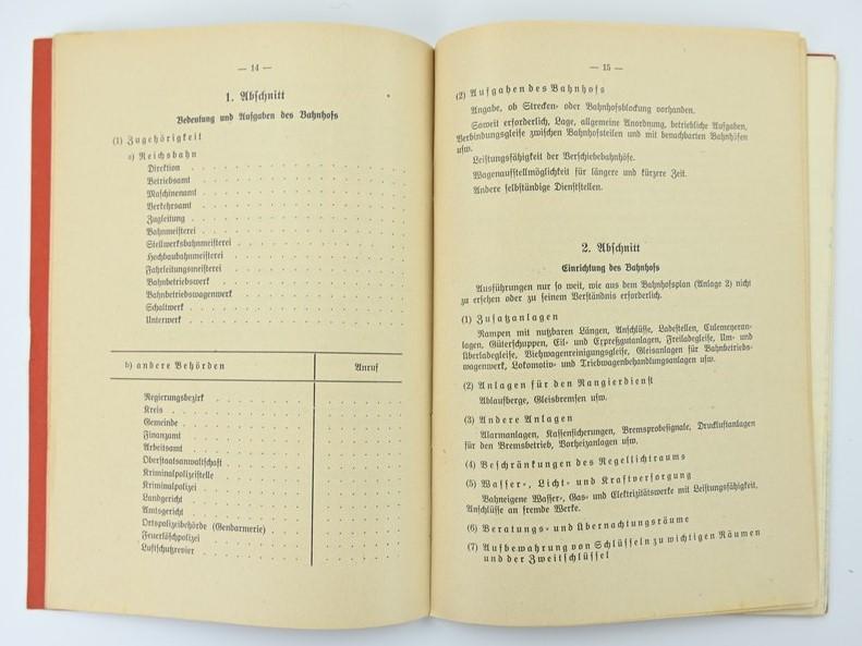 German Third reich Reichsbahn Booklet Set