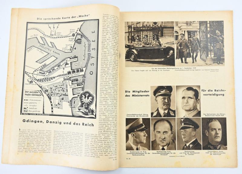 German Third Reich Magazine 'Die Woche' 1940