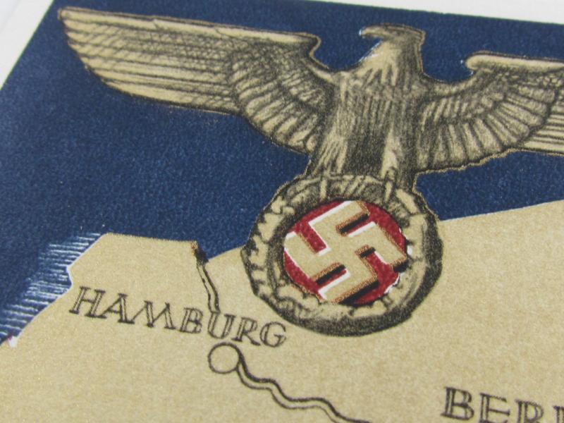 Postcard : 13 März 1938 - Anschluss Austria'