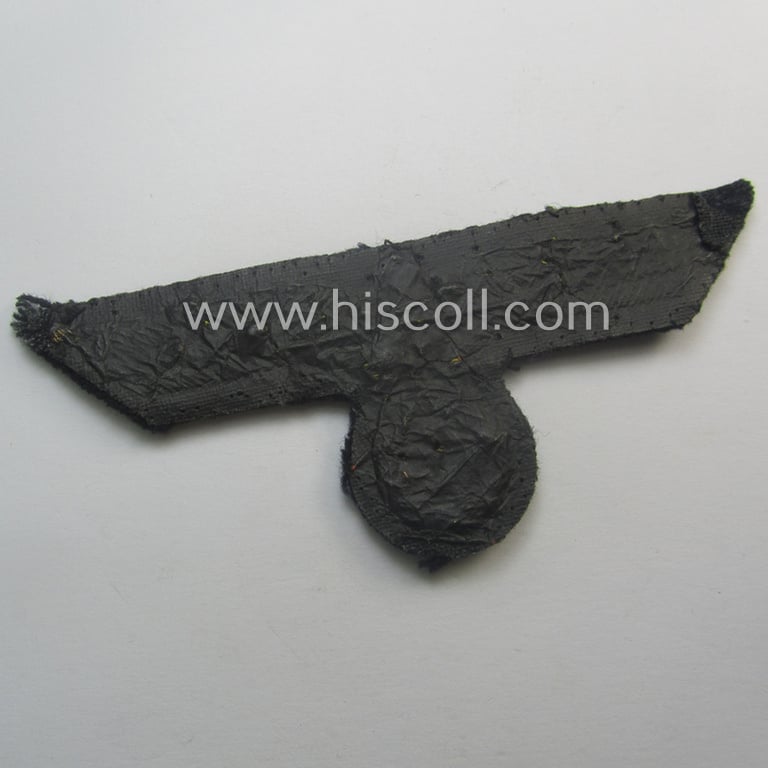 Very detailed and clearly tunic-removed, WH (Kriegsmarine) officers'-type, hand-embroidered breast-eagle