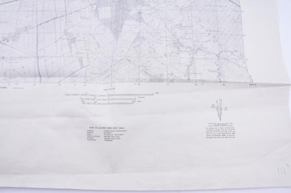 US WW2 Mapcard 'Gennep' Holland