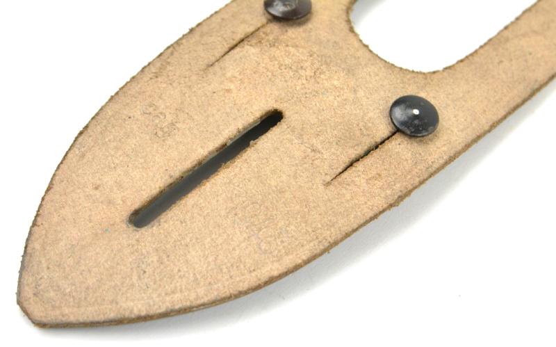 German WH CAG 1943 Binocular Button attachment Leather