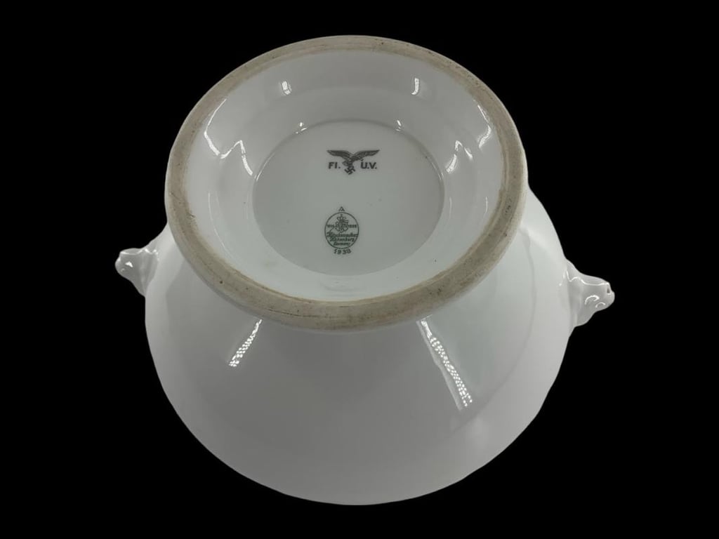 Luftwaffe Lion’s Head Bowl Fl.UV Bavaria 1939