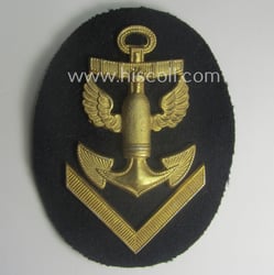 WH (Kriegsmarine) metall-based, so-called: career- ie. specialist-armbadge (ie....