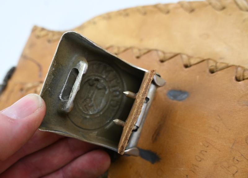 US WW2 Named Motorcyclist 'Souvenirs' Kidney Belt