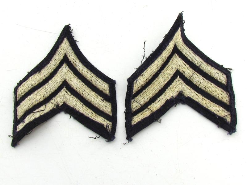 US WWII Sergeant Rank Chevrons