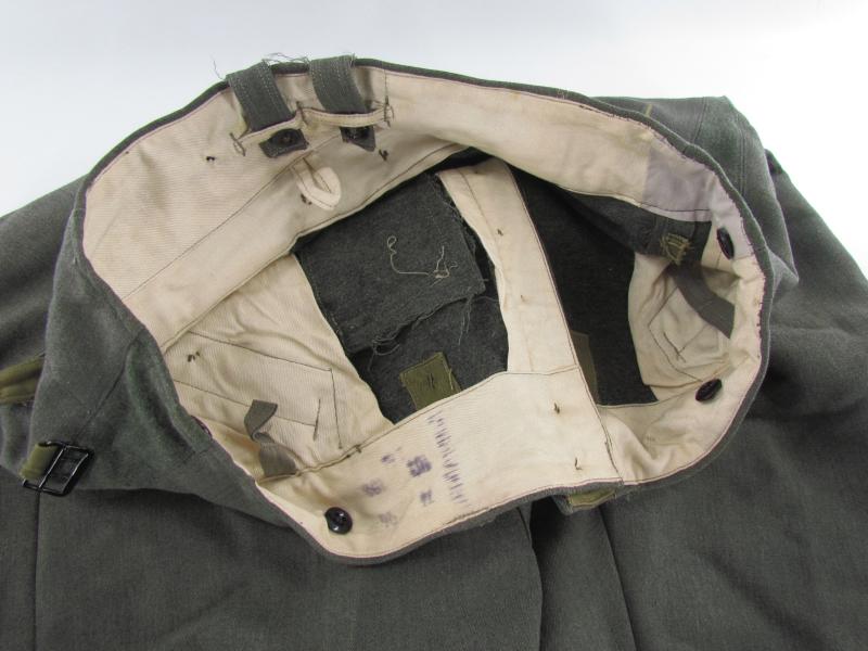 WH/SS M43 Combat Trousers in Gabardine....Mint