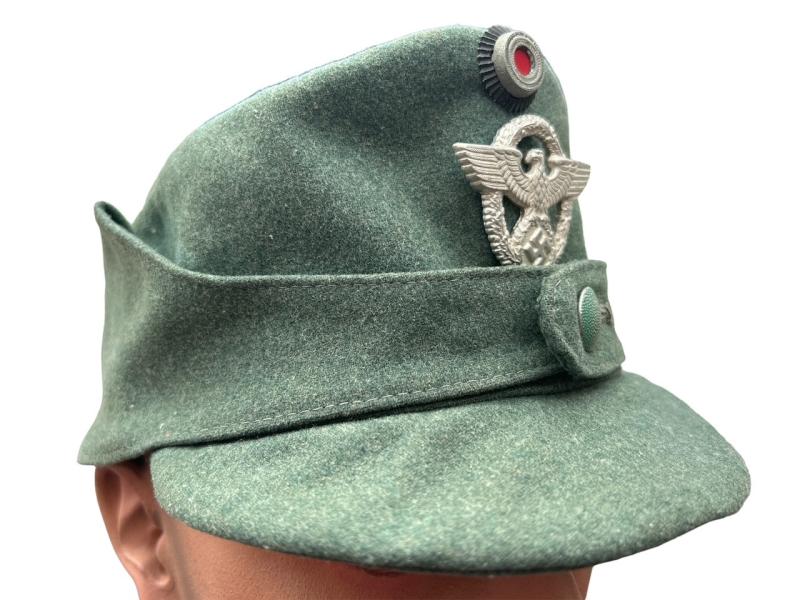 Wehrmacht Gendarmerie (Rural Police) Cap (Einheitsfeldmütze M43)