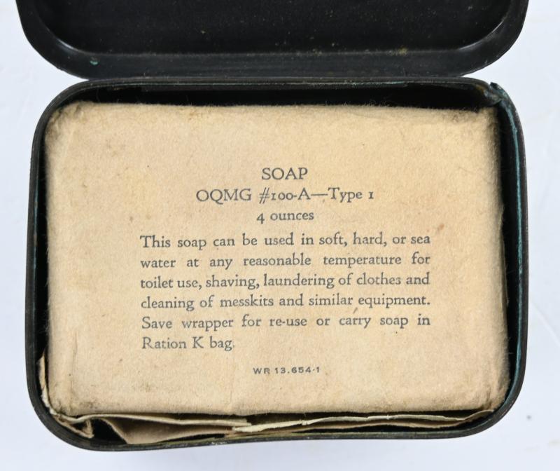 US WW2 Cleaning Soap in Case