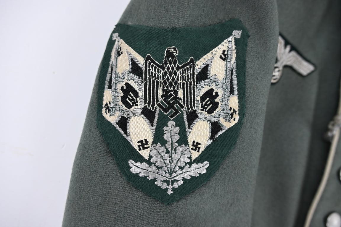 German WH NCO Parade Dress Tunic Infantry Regiment 16 Standard-Bearer