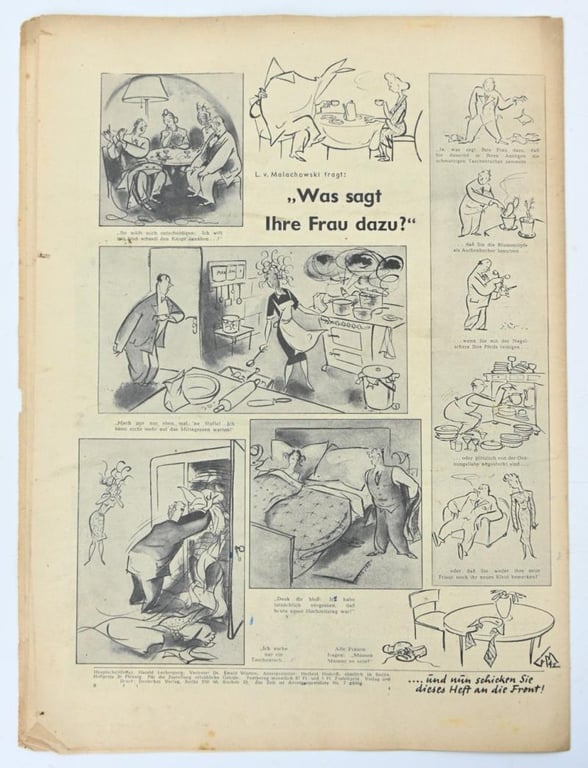 German Berliner Illustrierte Zeitung Newspaper 1942