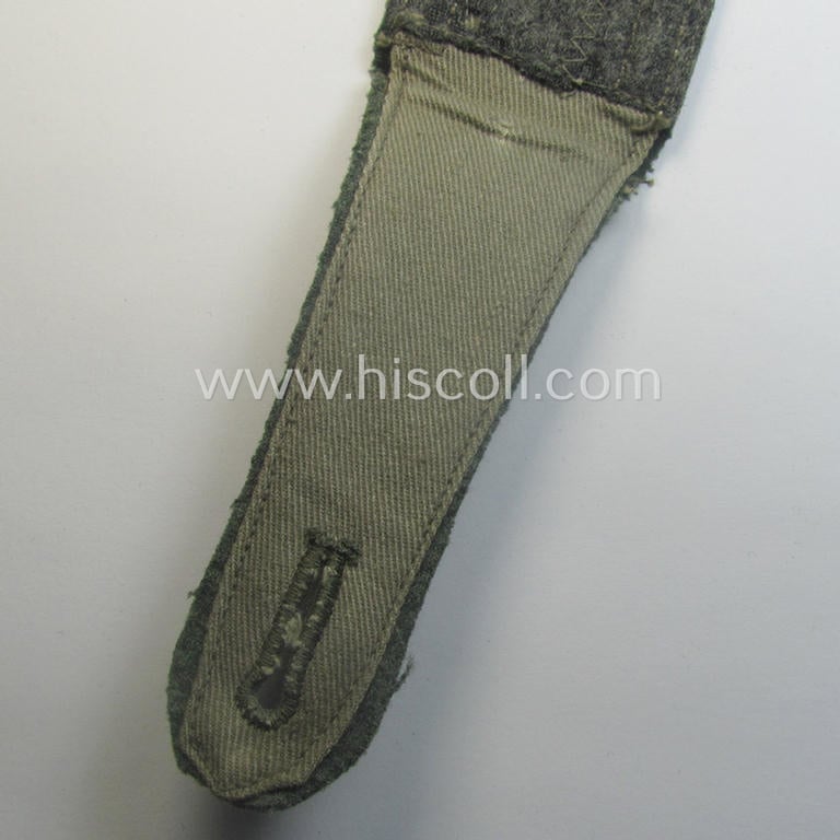 Single example of an early-period (ie. 'M36- o. M40'-pattern and pointed-styled), WH (Heeres) 'cyphered', NCO-type shoulderstrap as was intended for an: 'Uffz.  des Inf.-Maschinengewehr-Abtlgs. 8'