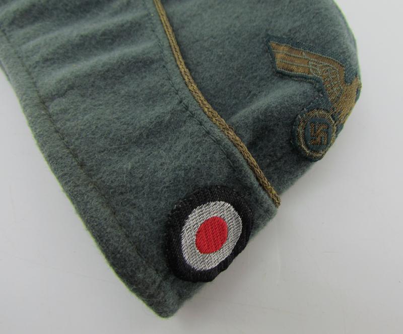2x Kriegsmarine Coastal Artillery Officer's Overseas Cap