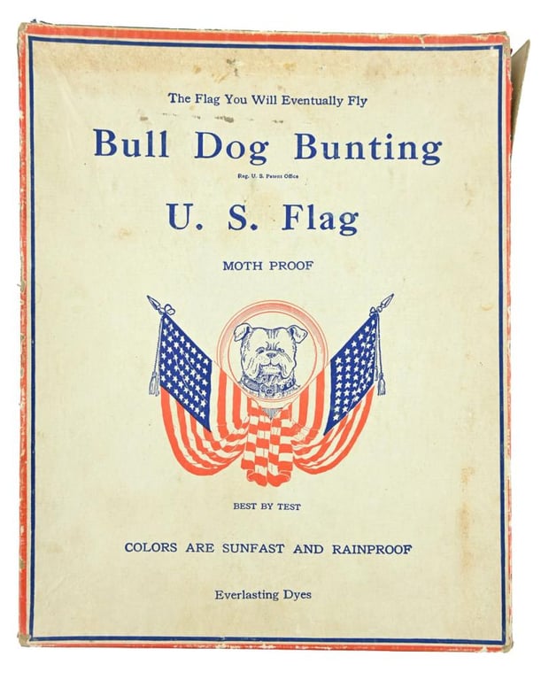 US WW2 48 Star Stars & Stripes National Flag with Box