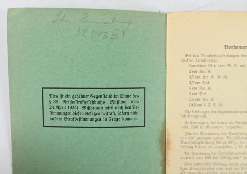German Panzer Identification Booklet USSR
