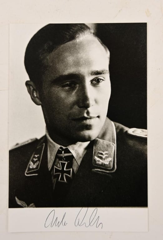 Signature of Luftwaffe KC Recipient 'Udo Cordes'
