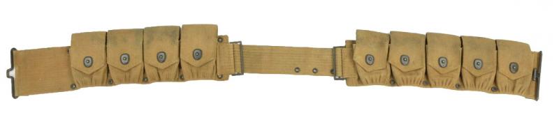 US WW1/WW2 M-1918 Cal.30 Cartridge Belt Mounted