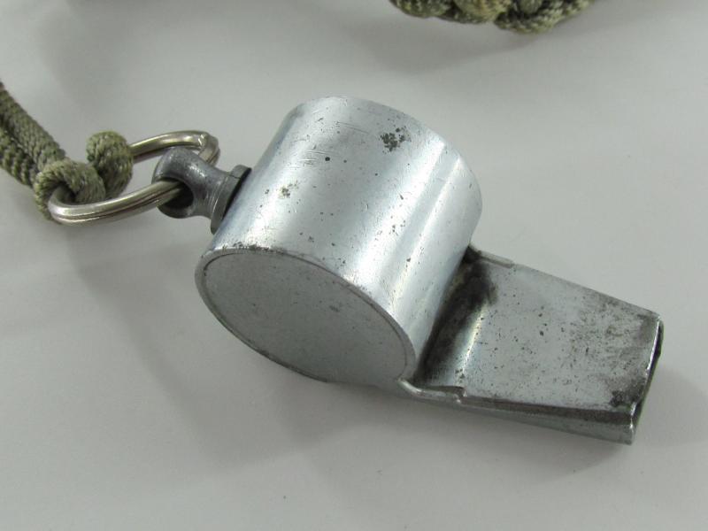 Wehrmacht Signal Whistle With Original Cord