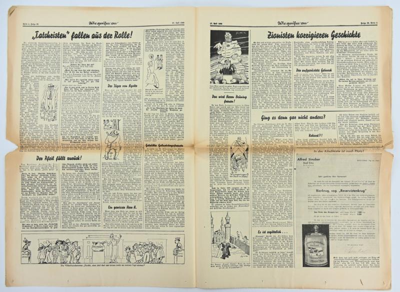 German Newspaper der SA-Mann 17 Juli 1937