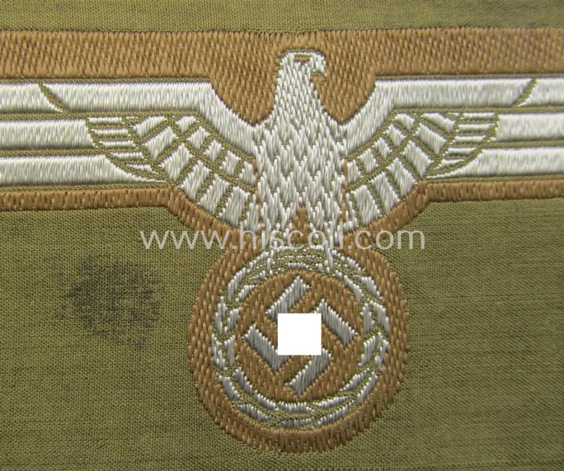 Attractive, WH (Kriegsmarine) 'tropical-issue' (ie. DAK or: 'Deutsches Afrika Korps'-related-) breasteagle as was specifically intended for the various naval administrative-officials (ie. 'Beambten der KM')