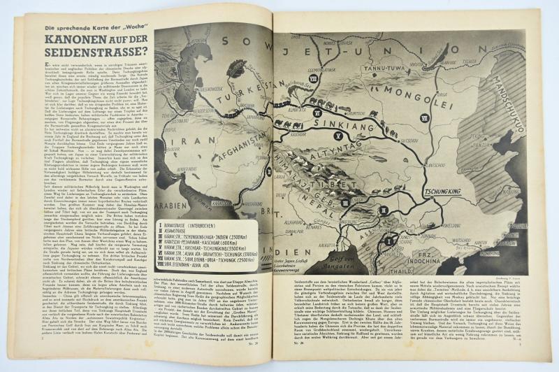 German Third Reich Magazine 'Die Woche' 1943
