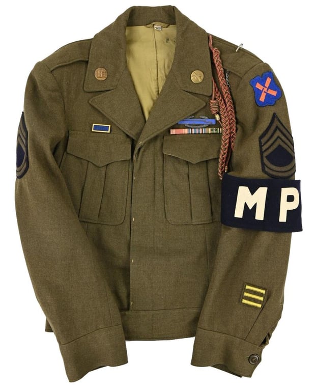 US WW2 XII Army Corps Military Police Tunic