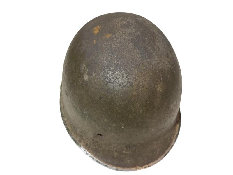 US M1 Fixed Bale Battle Damage Helmet Shell