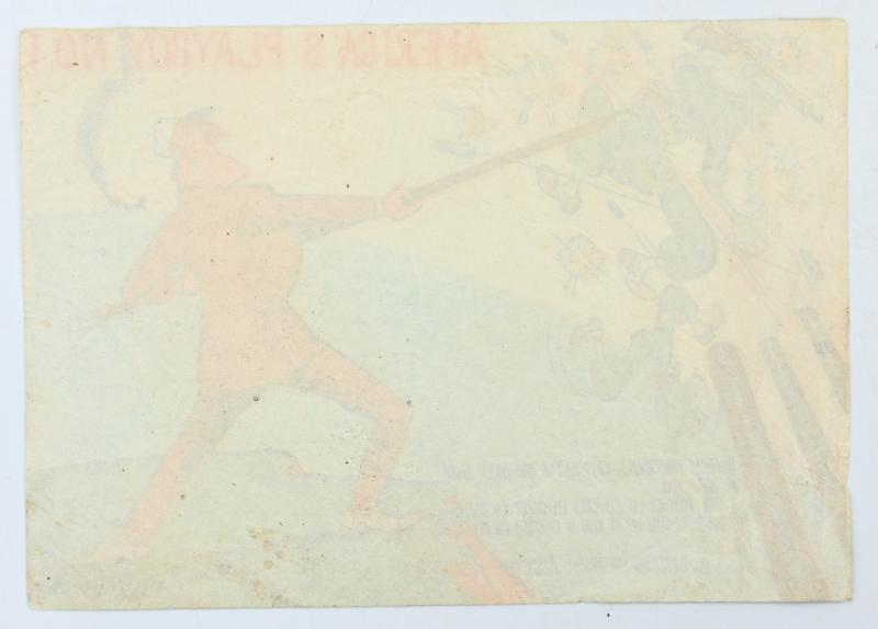 Japanse WW2 Propaganda Flyer 'Playboy Nr.1'