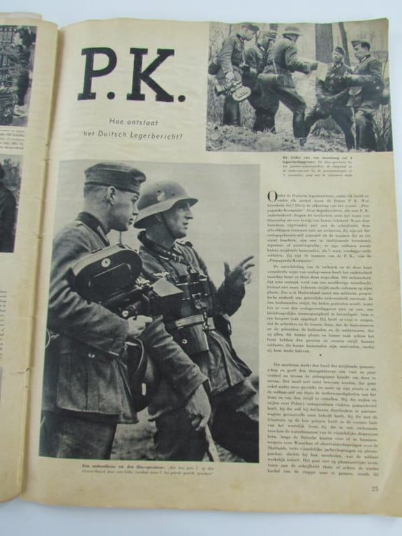 Signal German War Time magazine No 5 1940...Dutch