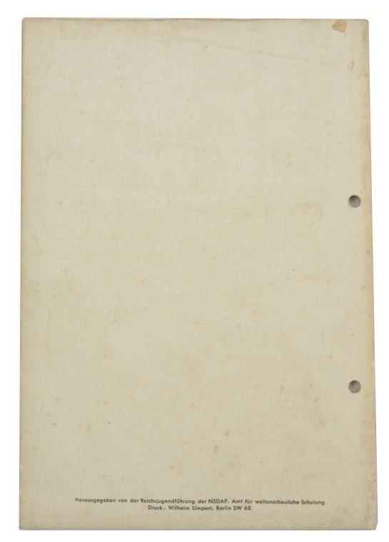 German NSDAP Booklet 1939