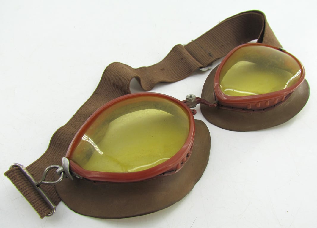1930s–1940s Motorcycle / Protective Goggles – Kradmelder Style