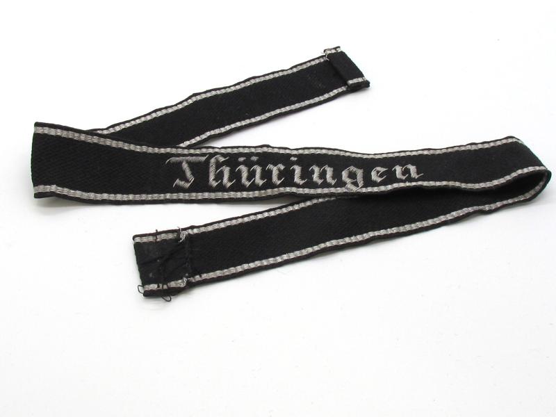 SS-Totenkopf Standarte THÜRINGEN Officers Cufftitle