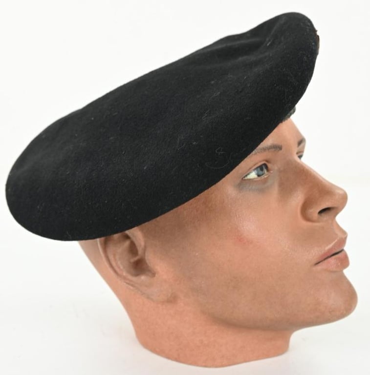Polish WW2 Armoured Division Black Officer Beret 1942