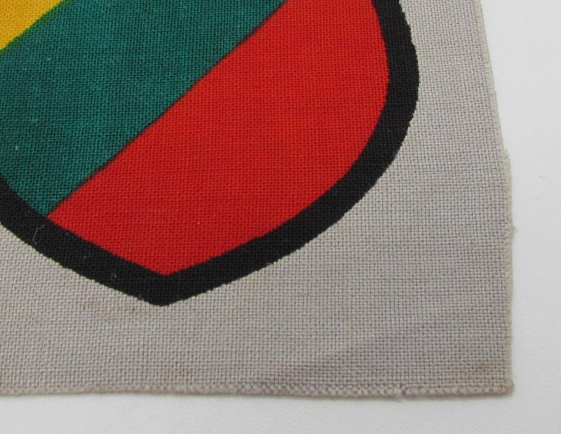 Wehrmacht ( Heer ) Printed 'Lithuanian' Volunteer Sleeve