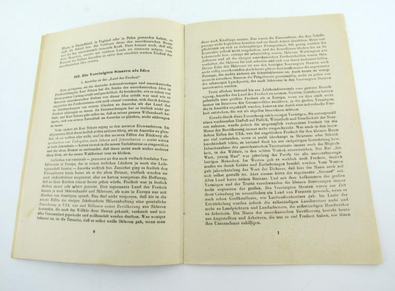 Wehrmacht USA  America booklet army publication 1941